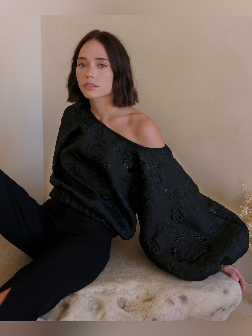 Arianne Elmy All Black Good Luck‎ Top XS